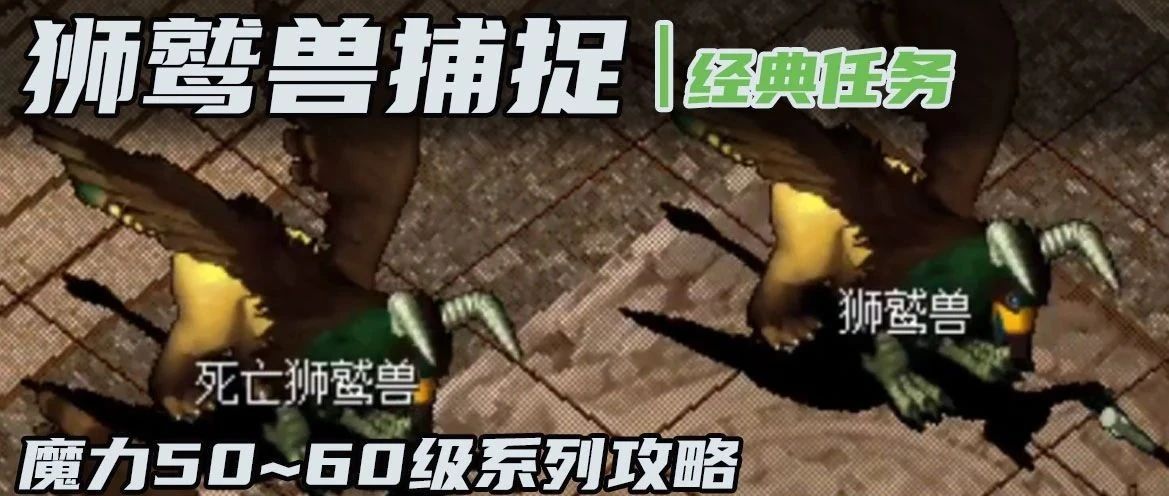 魔力攻略经典支线狮鹫兽捕捉狮鹫50至60级系列之七